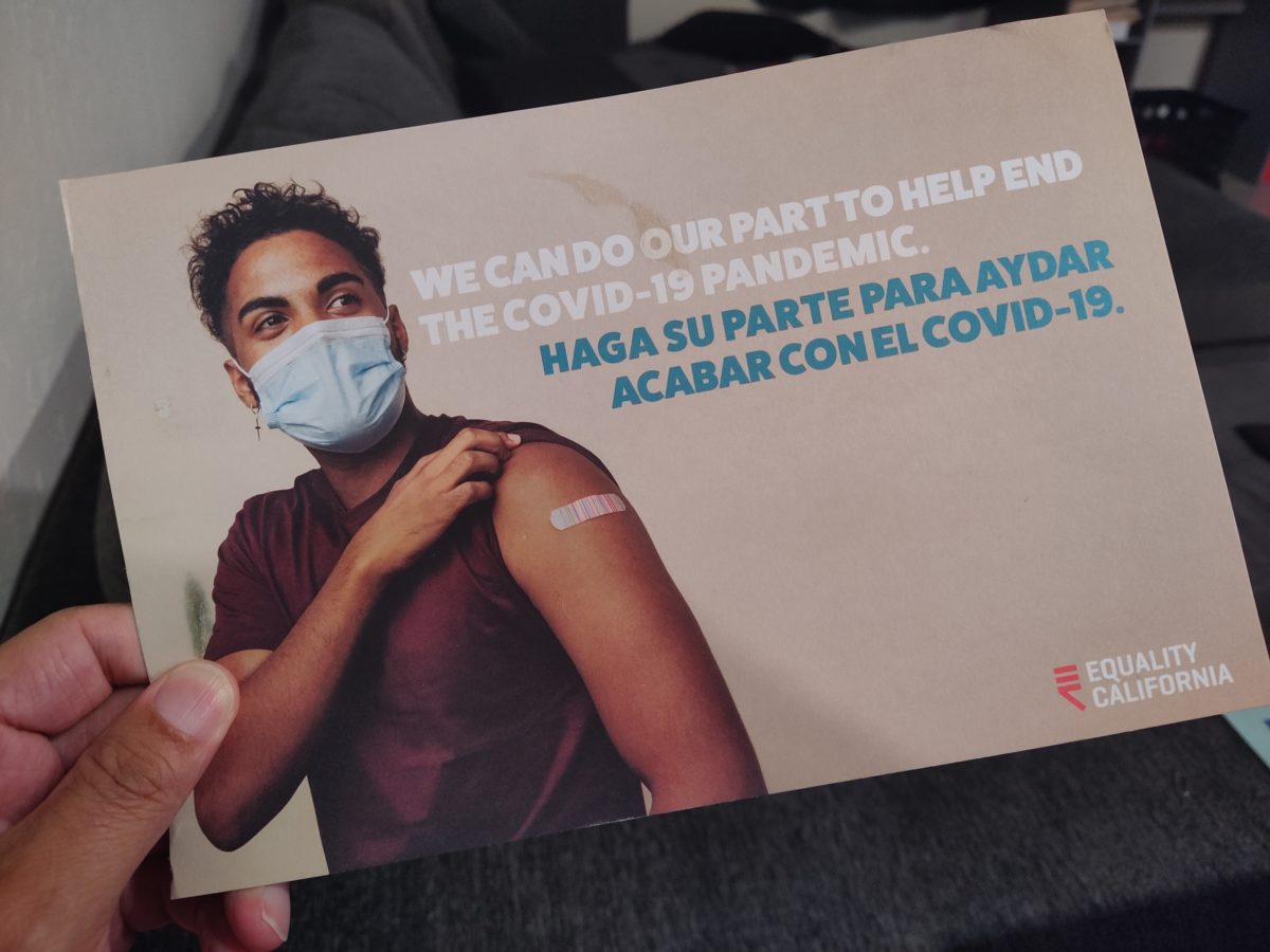 Equality California:  We can do our part to help end the COVID-19 pandemic